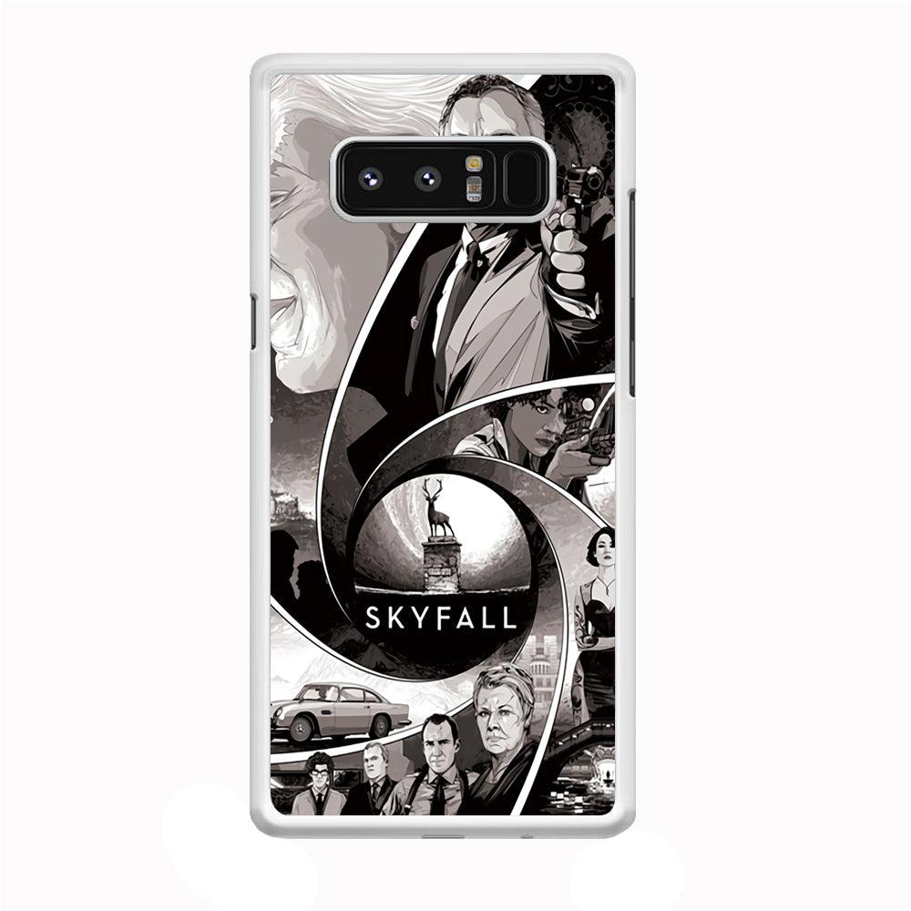 Bond on Skyfall Samsung Galaxy Note 8 Case-Oxvistore