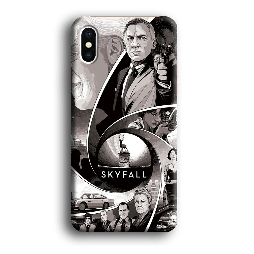 Bond on Skyfall iPhone X Case-Oxvistore