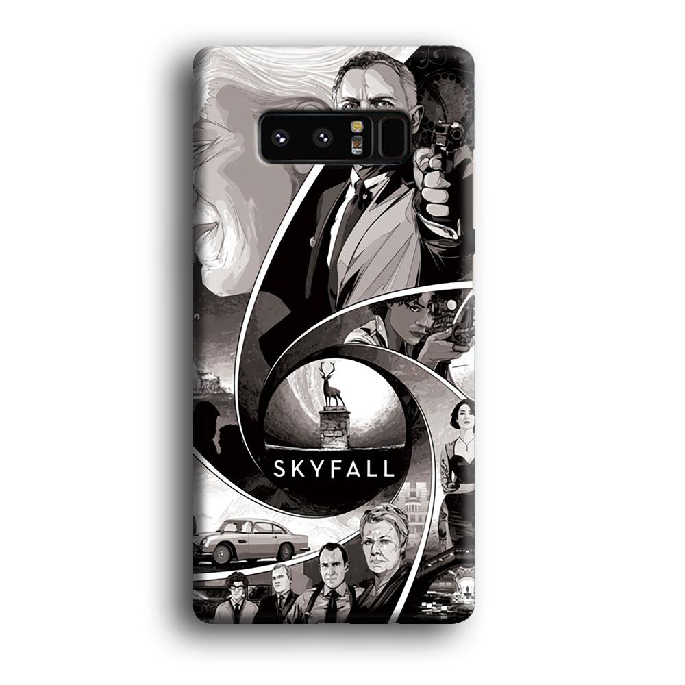 Bond on Skyfall Samsung Galaxy Note 8 Case-Oxvistore