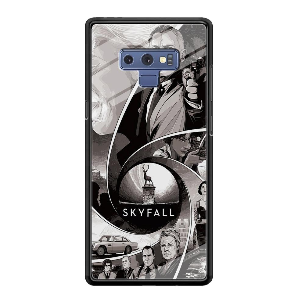 Bond on Skyfall Samsung Galaxy Note 9 Case-Oxvistore