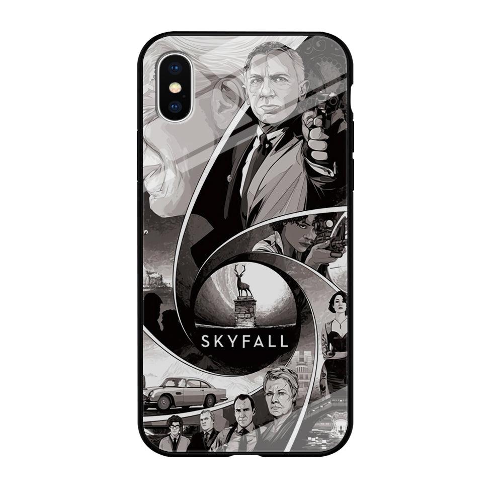 Bond on Skyfall iPhone X Case-Oxvistore