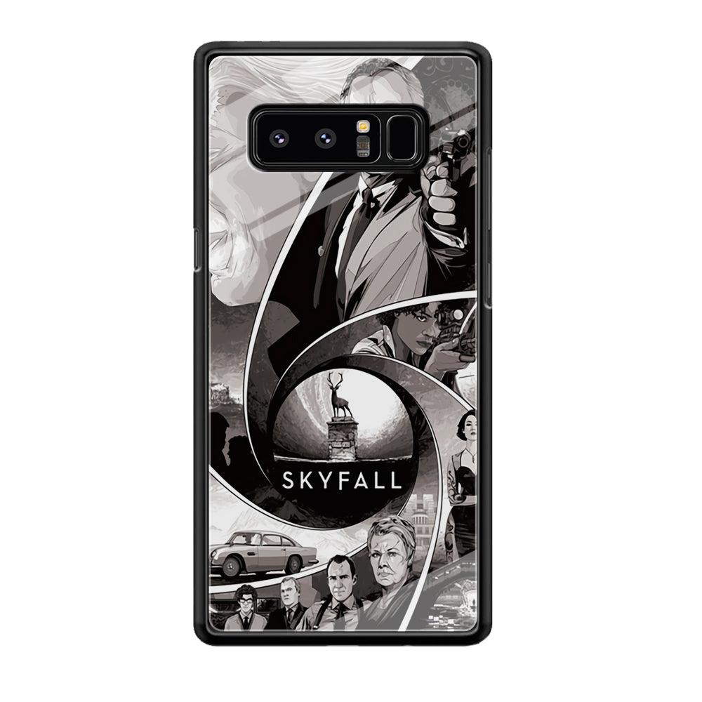 Bond on Skyfall Samsung Galaxy Note 8 Case-Oxvistore