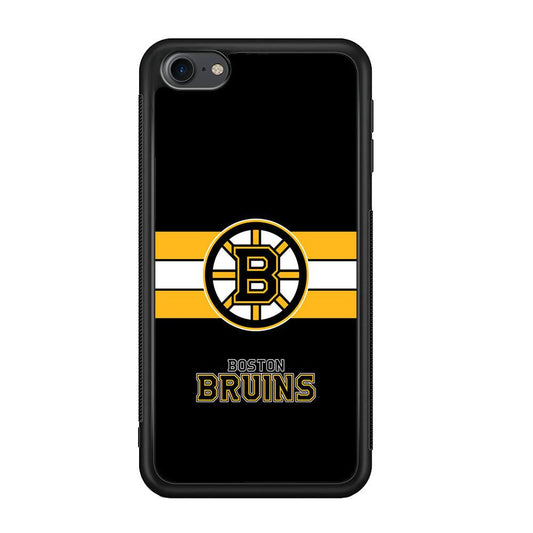 Boston Bruins Light in The Darkness iPod Touch 6 Case-Rubber Black (2D Case)-Oxvistore