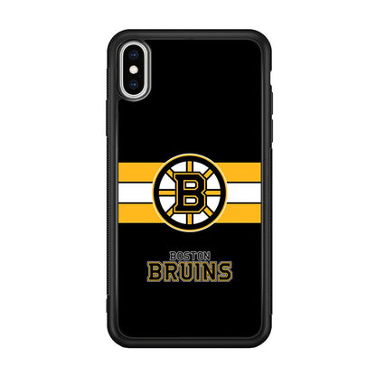 Boston Bruins Light in The Darkness iPhone X Case-Oxvistore