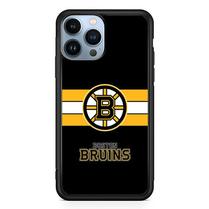 Boston Bruins Light in The Darkness iPhone 14 Pro Case-Oxvistore