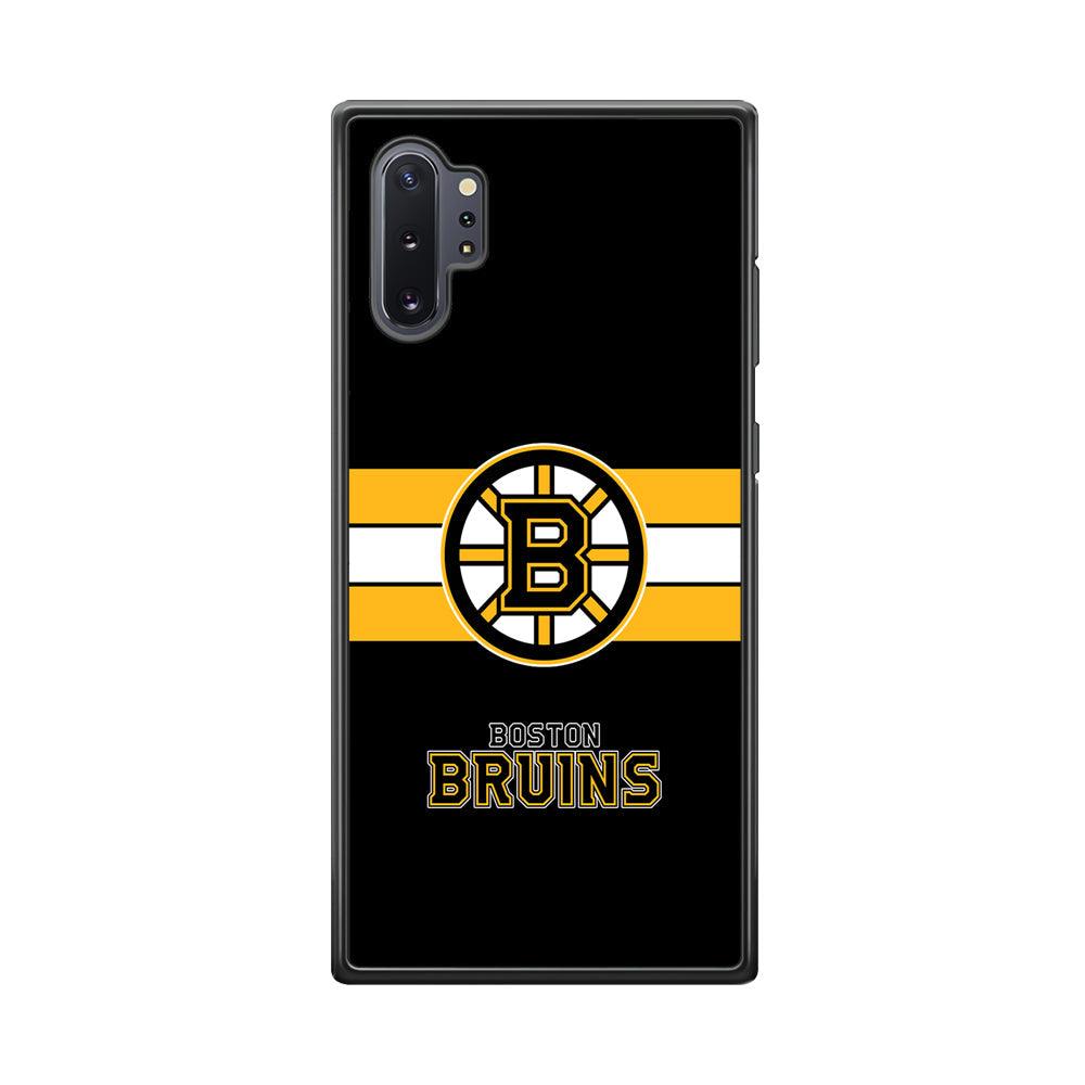 Boston Bruins Light in The Darkness Samsung Galaxy Note 10 Plus Case-Oxvistore