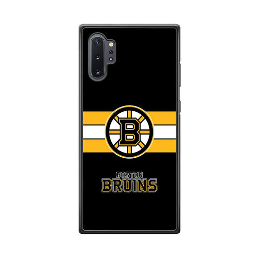 Boston Bruins Light in The Darkness Samsung Galaxy Note 10 Plus Case-Oxvistore