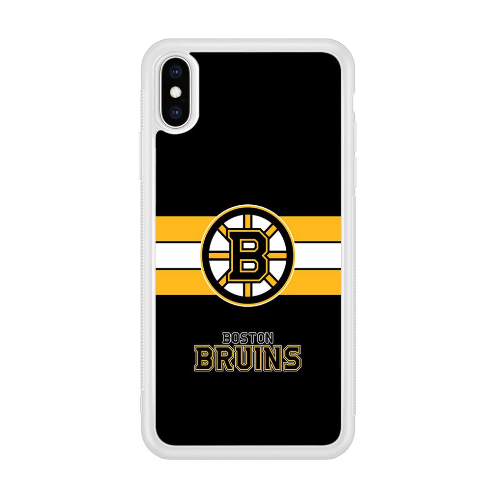 Boston Bruins Light in The Darkness iPhone X Case-Oxvistore