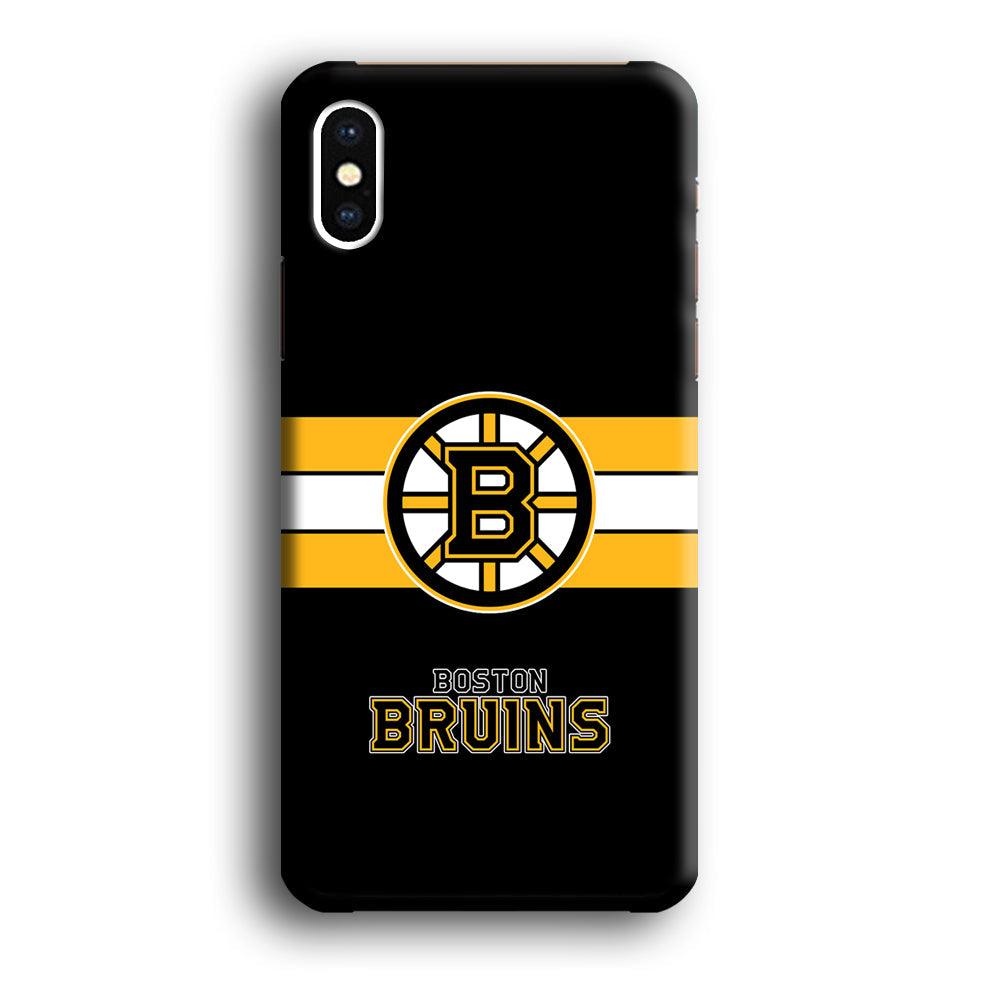 Boston Bruins Light in The Darkness iPhone X Case-Oxvistore