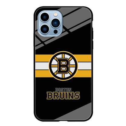 Boston Bruins Light in The Darkness iPhone 15 Pro Case-Oxvistore