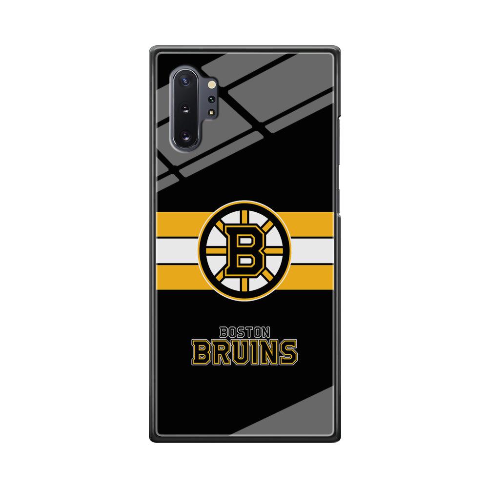 Boston Bruins Light in The Darkness Samsung Galaxy Note 10 Plus Case-Oxvistore