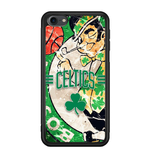 Boston Celtics Game Never End iPod Touch 6 Case-Rubber Black (2D Case)-Oxvistore