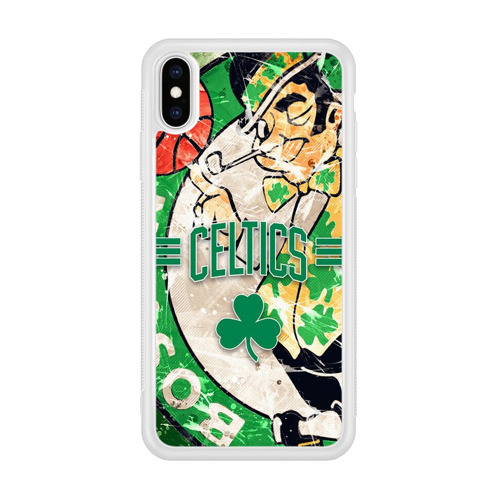 Boston Celtics Game Never End iPhone X Case-Oxvistore