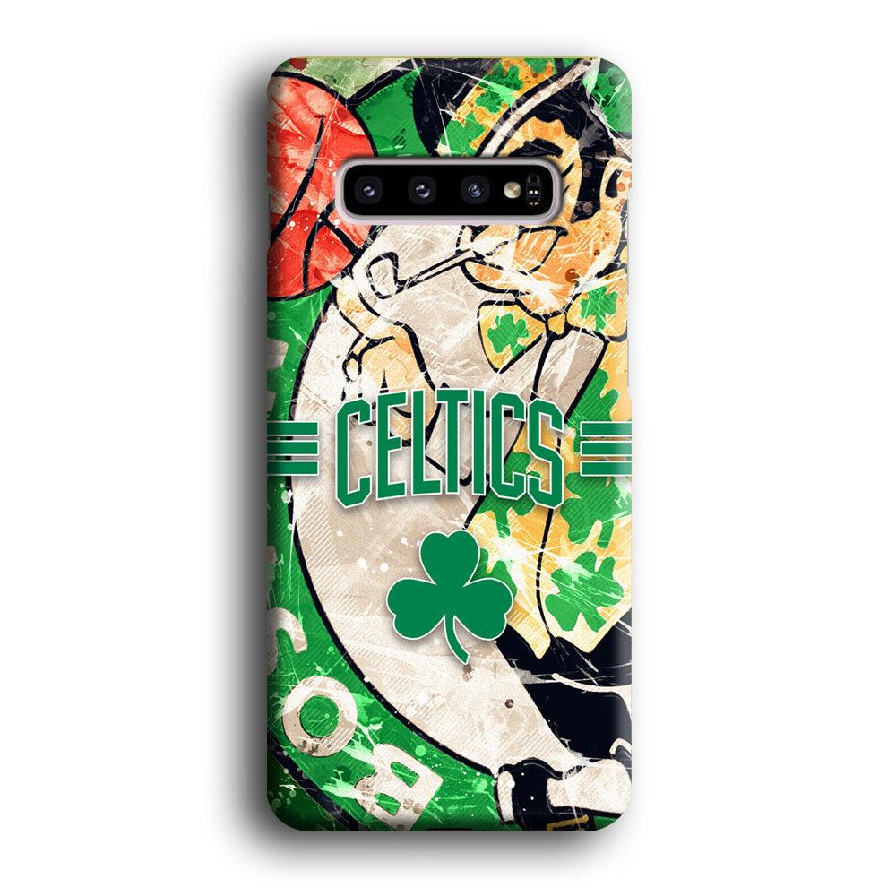 Boston Celtics Game Never End Samsung Galaxy S10 Plus Case-Oxvistore