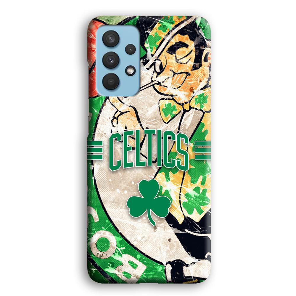 Boston Celtics Game Never End Samsung Galaxy A32 Case-Oxvistore