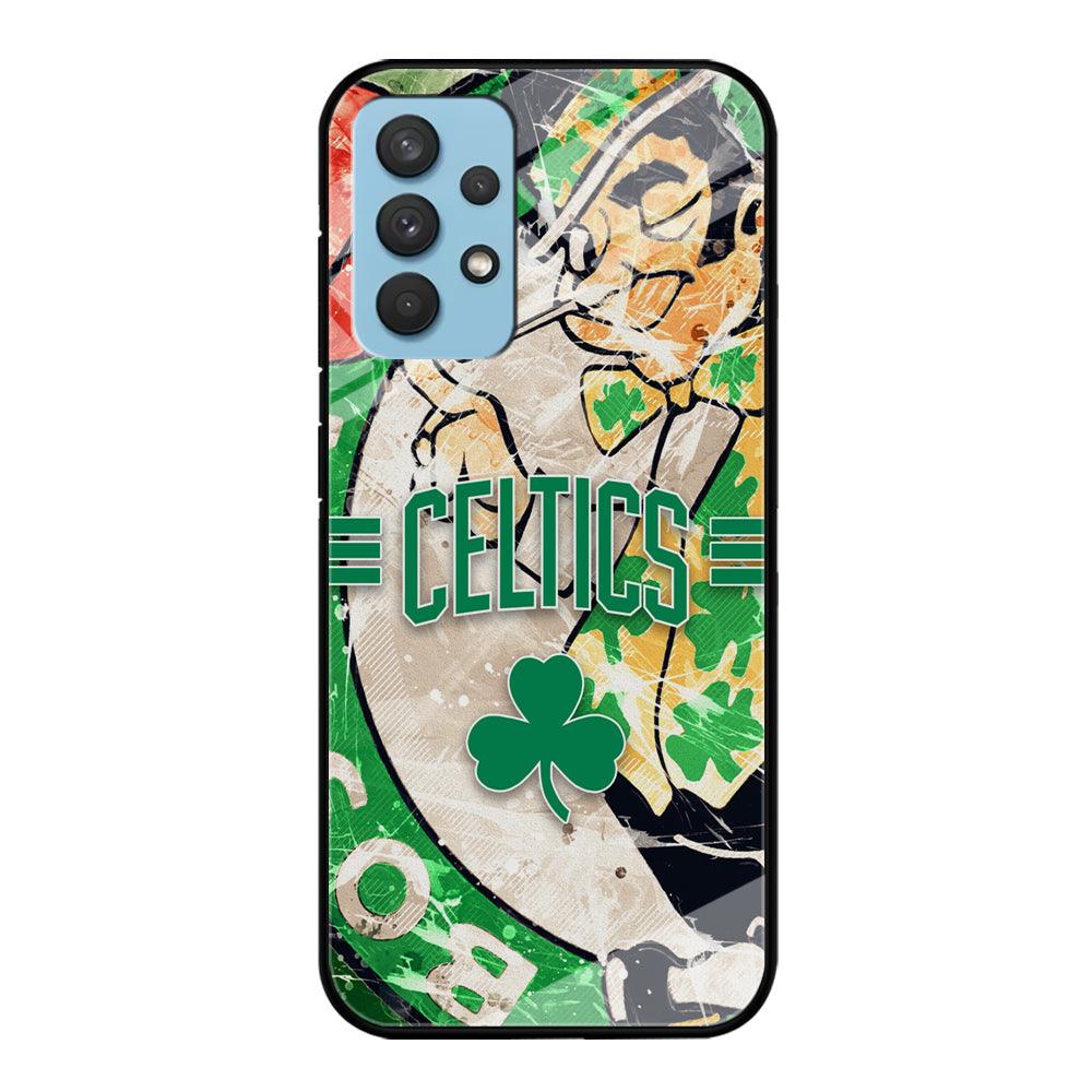 Boston Celtics Game Never End Samsung Galaxy A32 Case-Oxvistore