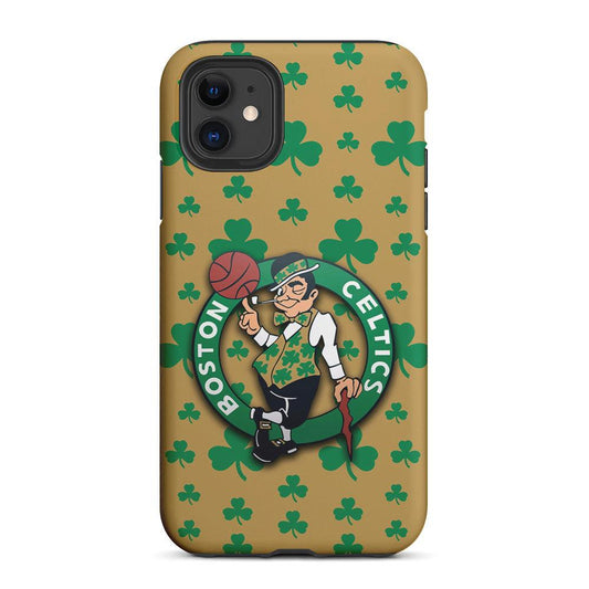 Boston Celtics Logo 2 in 1 Tough Phone Case-Oxvistore