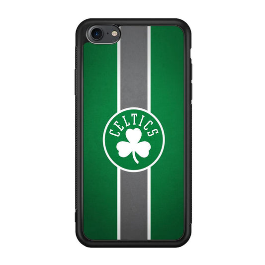 Boston Celtics Move On and Grow iPhone 7 Case-Rubber Black (2D Case)-Oxvistore