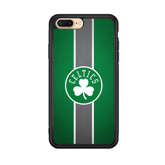 Boston Celtics Move On and Grow iPhone 7 Plus Case-Rubber Black (2D Case)-Oxvistore