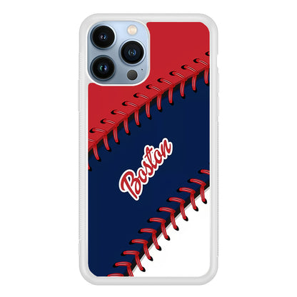 Boston Red Sox Ball 2D Rubber Phone Case