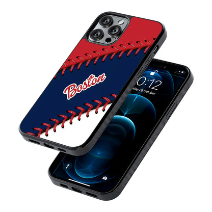 Boston Red Sox Ball 2D Rubber Phone Case