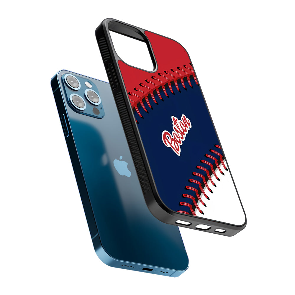 Boston Red Sox Ball 2D Rubber Phone Case