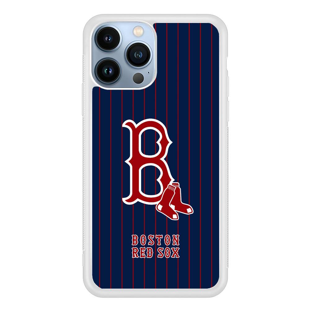 Boston Red Sox Bold and Firm iPhone 15 Pro Max Case-Oxvistore