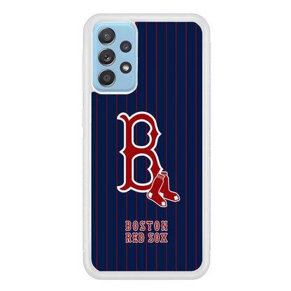 Boston Red Sox Bold and Firm Samsung Galaxy A52 Case-Oxvistore