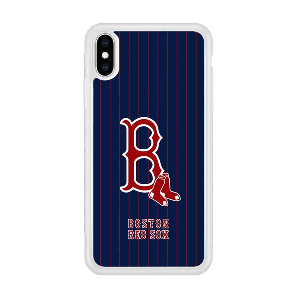 Boston Red Sox Bold and Firm iPhone X Case-Oxvistore