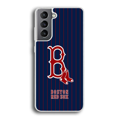 Boston Red Sox Bold and Firm Samsung Galaxy S21 Case-Oxvistore