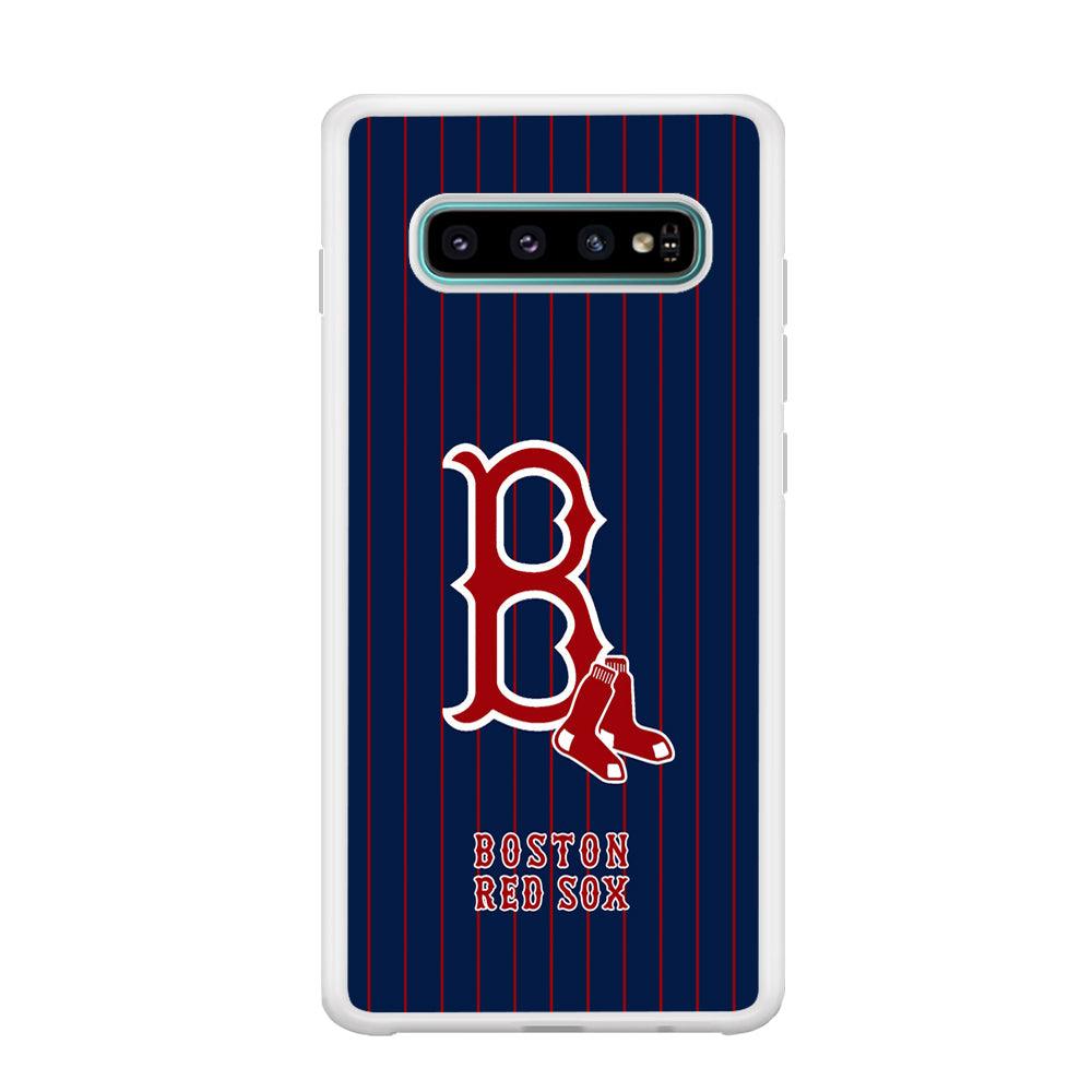 Boston Red Sox Bold and Firm Samsung Galaxy S10 Plus Case-Oxvistore