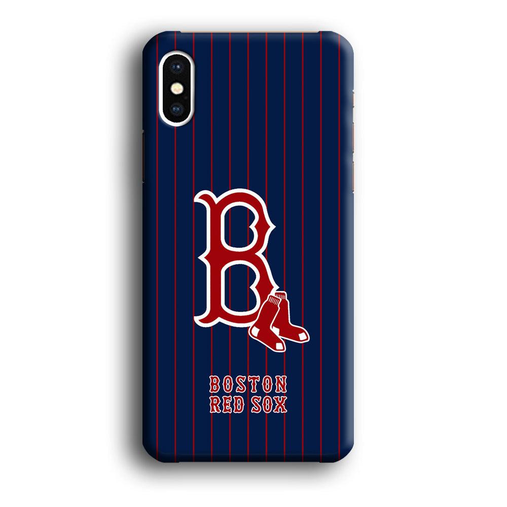 Boston Red Sox Bold and Firm iPhone X Case-Oxvistore