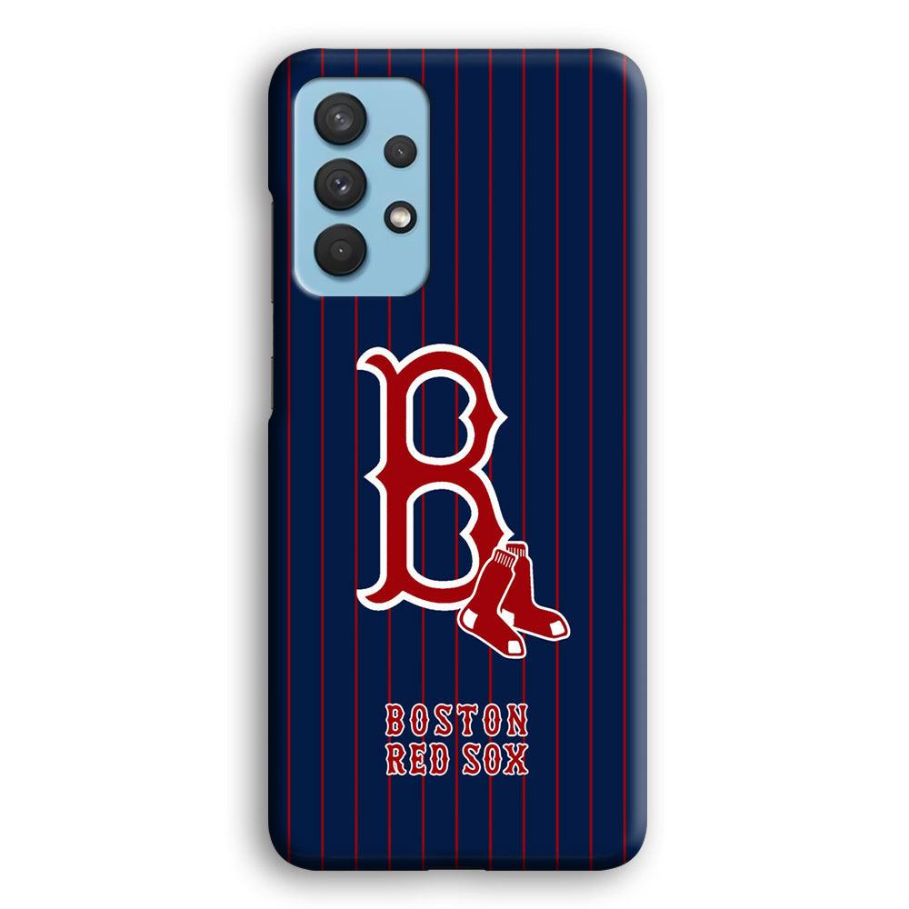 Boston Red Sox Bold and Firm Samsung Galaxy A32 Case-Oxvistore