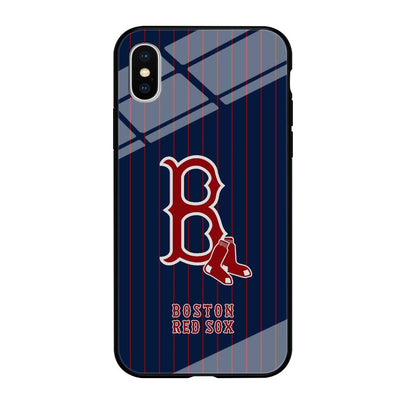 Boston Red Sox Bold and Firm iPhone X Case-Oxvistore