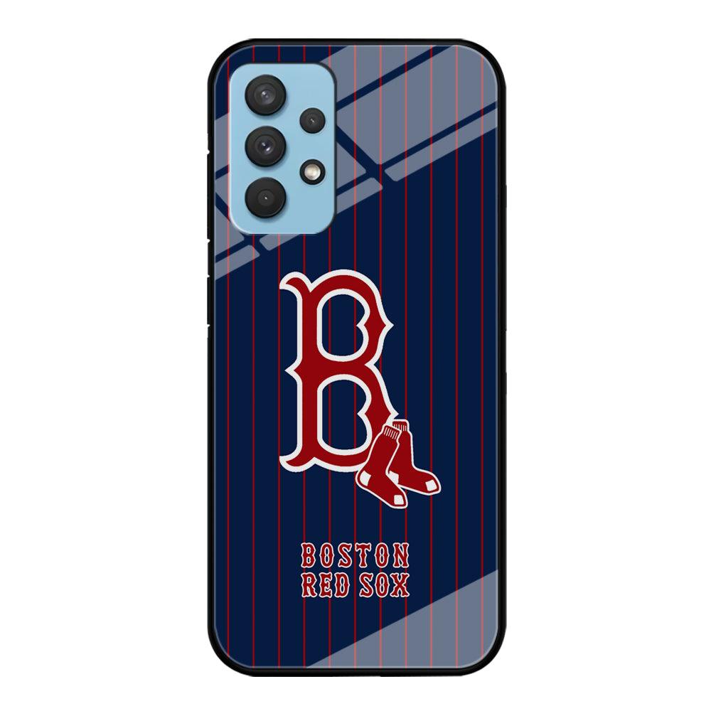 Boston Red Sox Bold and Firm Samsung Galaxy A32 Case-Oxvistore