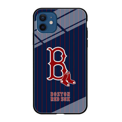 Boston Red Sox Bold and Firm iPhone 12 Case-Oxvistore