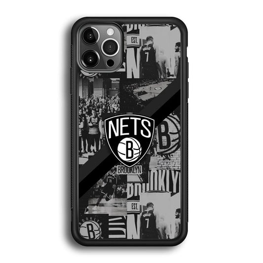 Brooklyn Nets Collage of The Journey iPhone 12 Pro Case-Oxvistore