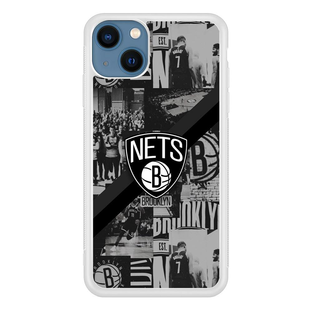 Brooklyn Nets Collage of The Journey iPhone 13 Case-Oxvistore