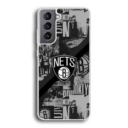 Brooklyn Nets Collage of The Journey Samsung Galaxy S21 Plus Case-Oxvistore