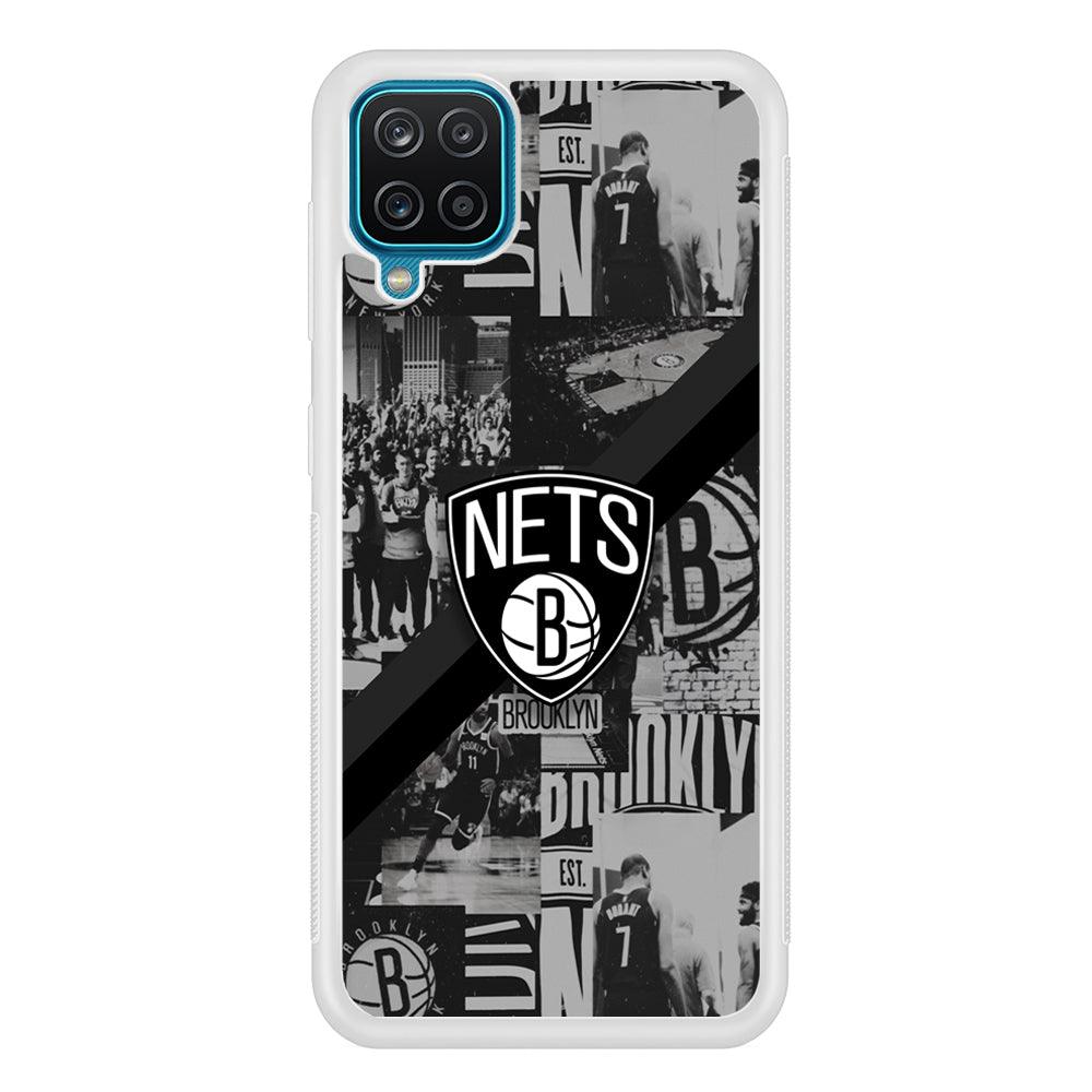 Brooklyn Nets Collage of The Journey Samsung Galaxy A12 Case-Oxvistore