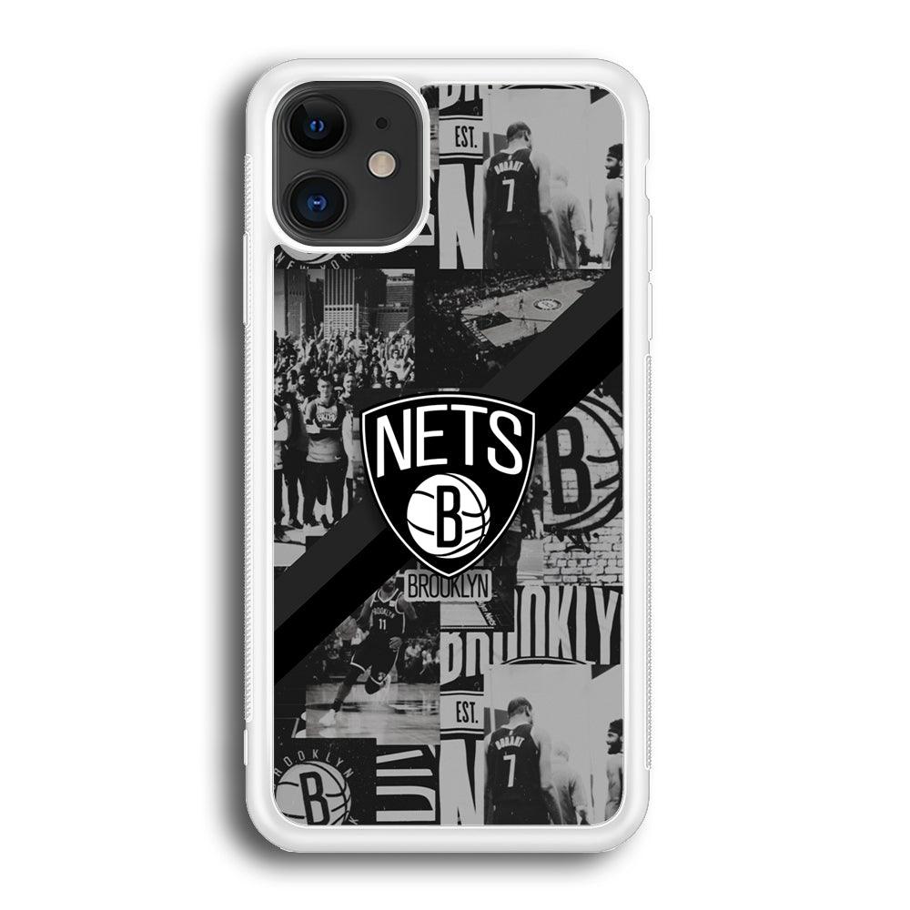 Brooklyn Nets Collage of The Journey iPhone 12 Case-Oxvistore