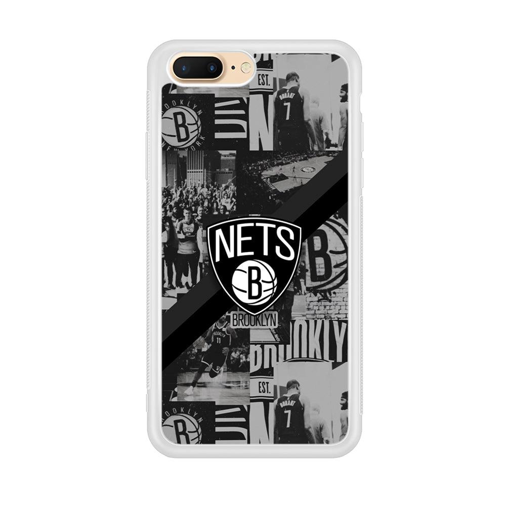 Brooklyn Nets Collage of The Journey iPhone 8 Plus Case-Oxvistore