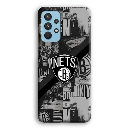 Brooklyn Nets Collage of The Journey Samsung Galaxy A32 Case-Oxvistore