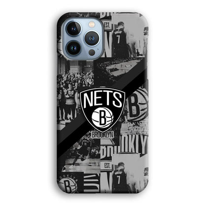 Brooklyn Nets Collage of The Journey iPhone 14 Pro Max Case-Oxvistore