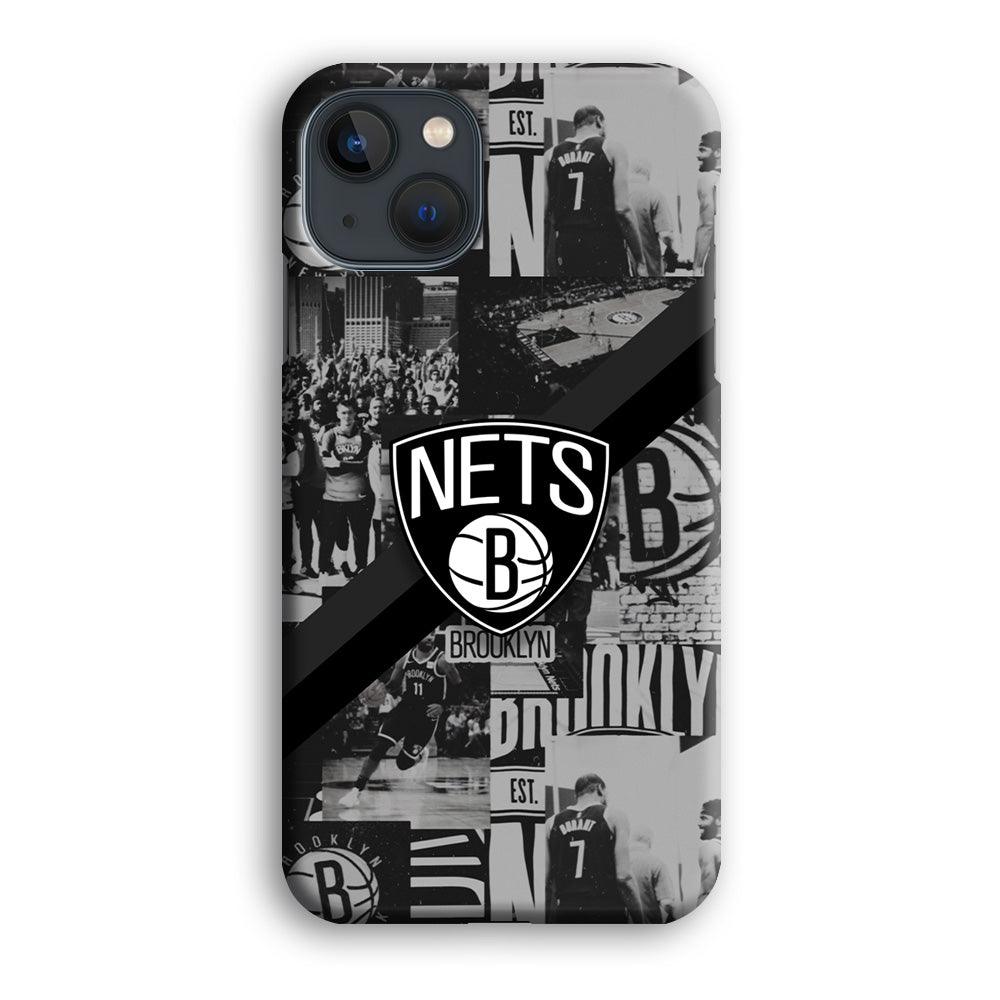 Brooklyn Nets Collage of The Journey iPhone 13 Case-Oxvistore