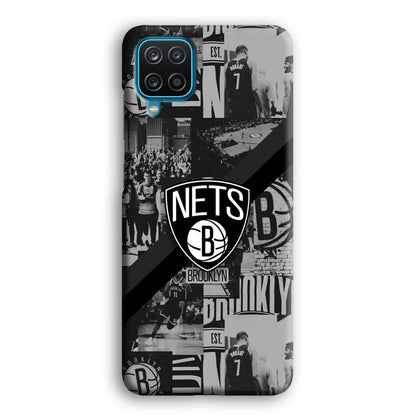 Brooklyn Nets Collage of The Journey Samsung Galaxy A12 Case-Oxvistore