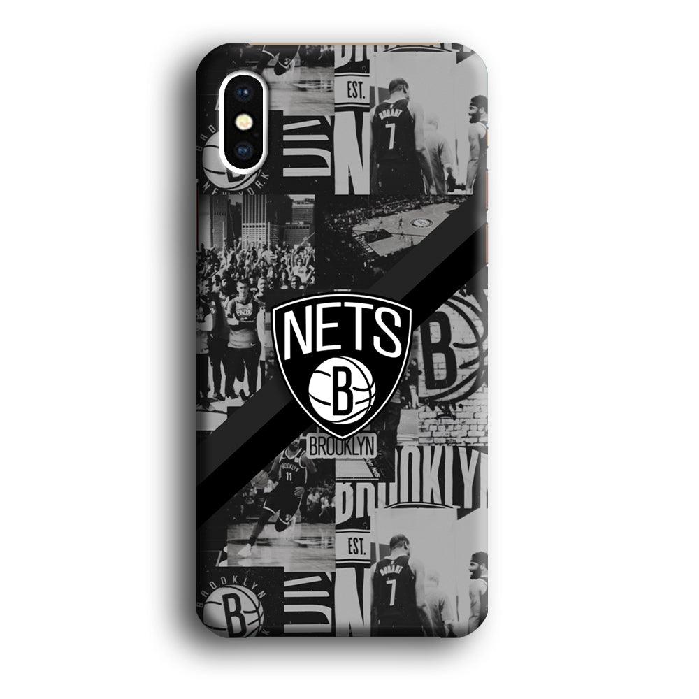 Brooklyn Nets Collage of The Journey iPhone X Case-Oxvistore