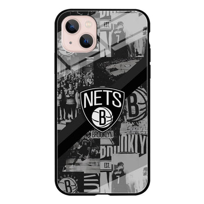 Brooklyn Nets Collage of The Journey iPhone 13 Case-Oxvistore