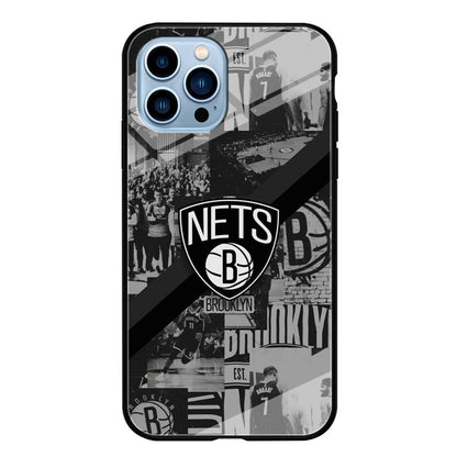 Brooklyn Nets Collage of The Journey iPhone 15 Pro Case-Oxvistore