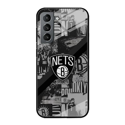 Brooklyn Nets Collage of The Journey Samsung Galaxy S21 Plus Case-Oxvistore